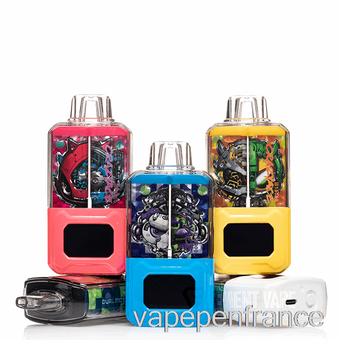 Stylo Vape Jetable à La Limonade Aux Cerises Crazyace B15000